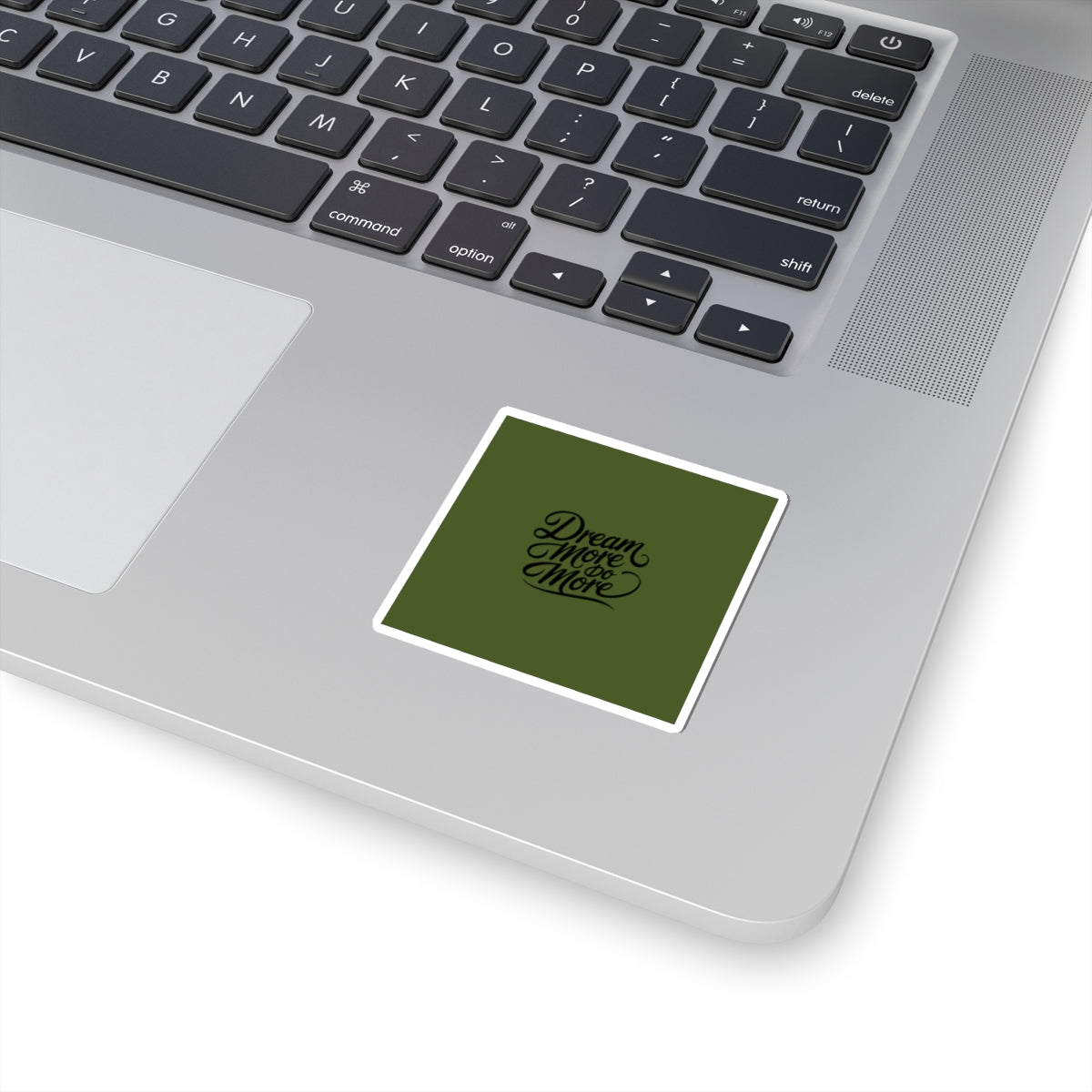 Dream More Do More script typography Sticker Kiss-Cut Sticker