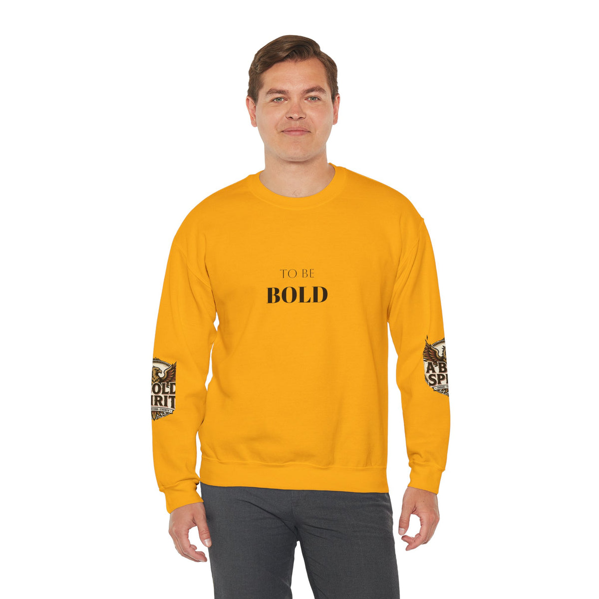 A Bold Spirit Crewneck Sweatshirt — Eagle Vintage Graphic Pullover