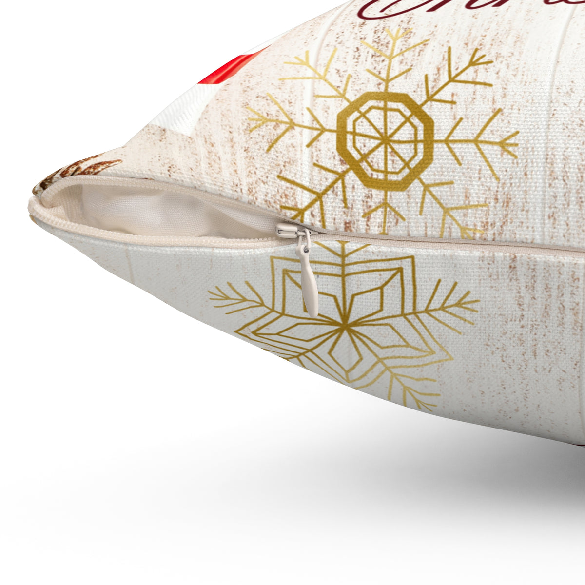Psalms 121:3 Merry Christmas Decorative Pillow