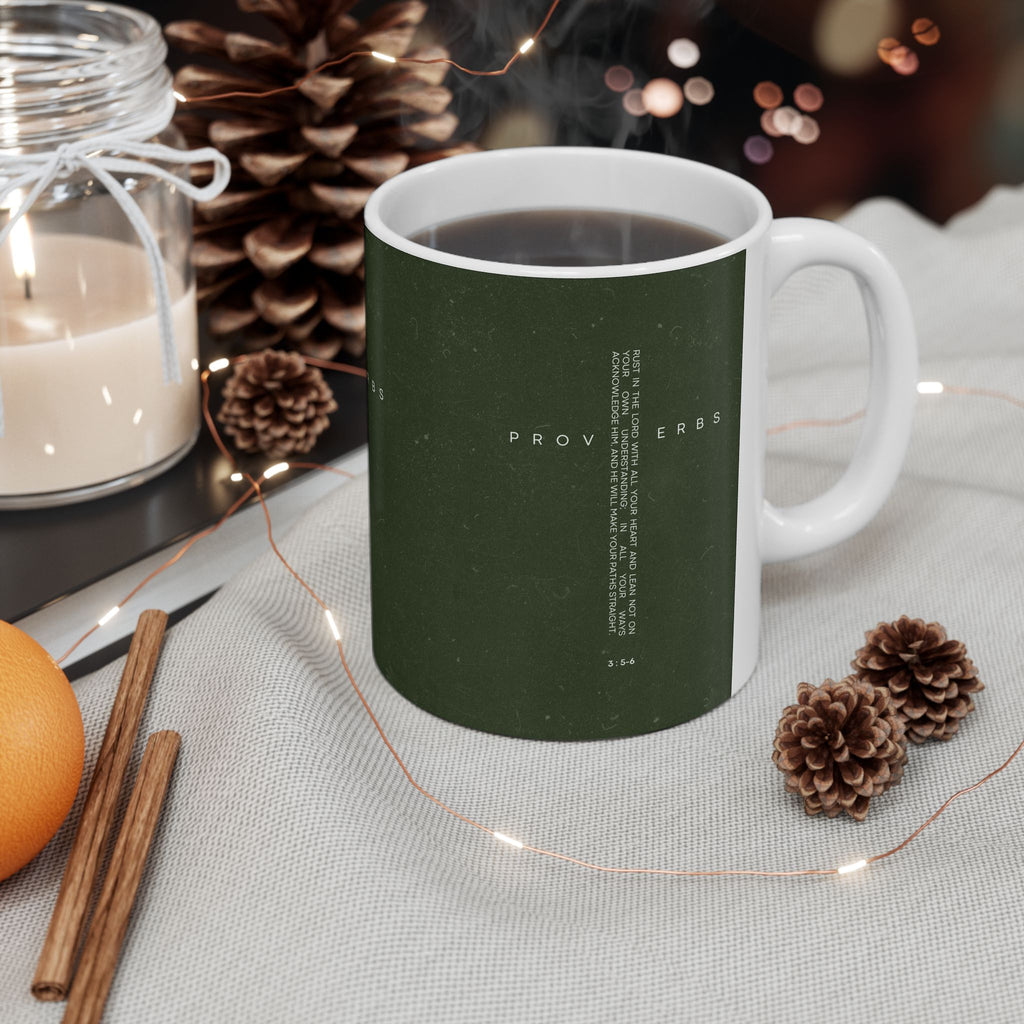 Proverbs Ceramic Mug Bible Verse Coffee Cup (11oz)