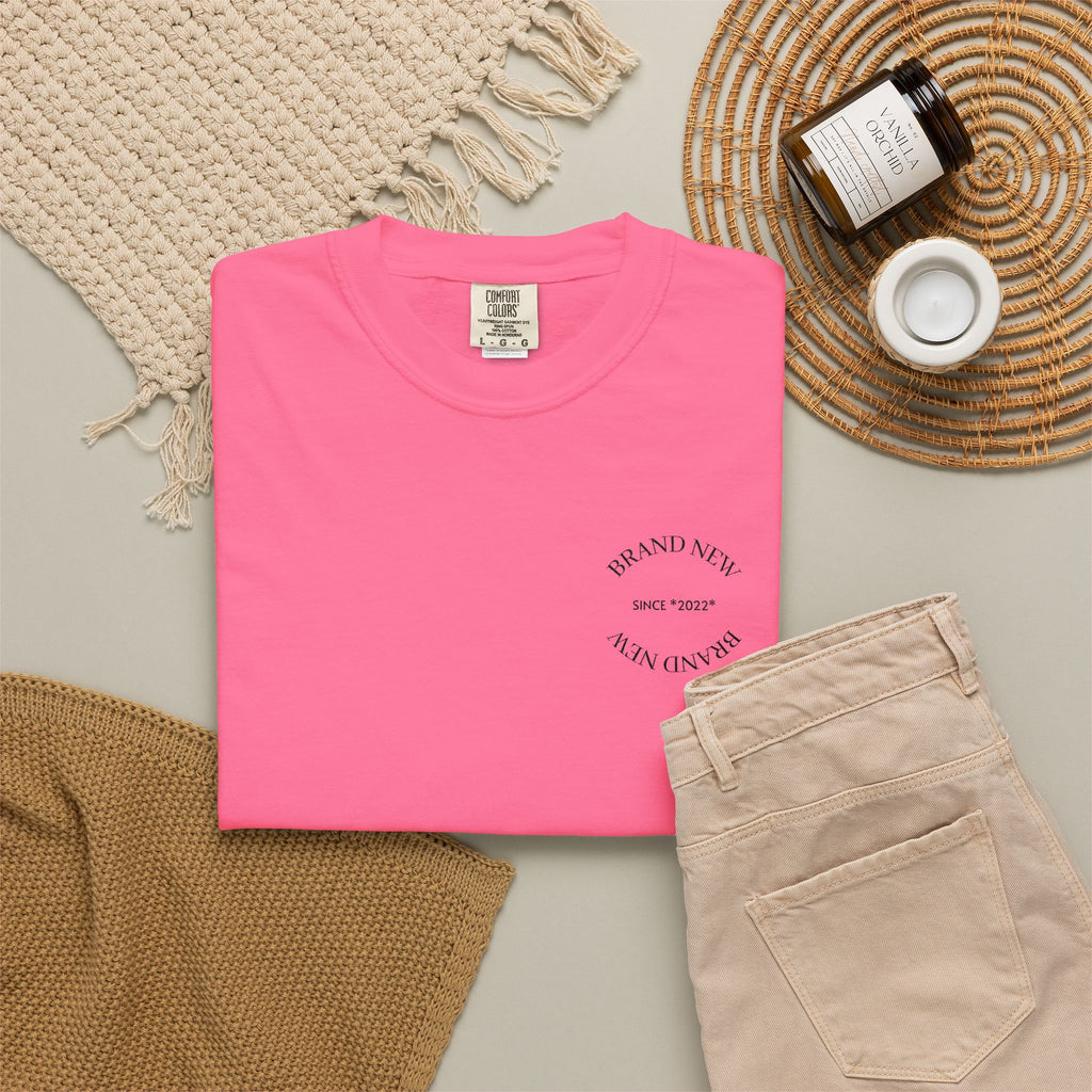 Brand New Garment-Dyed T-Shirt