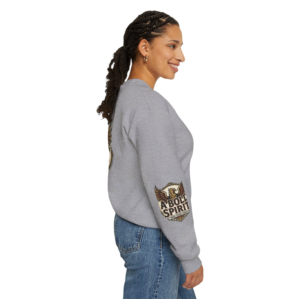 A Bold Spirit Crewneck Sweatshirt — Eagle Vintage Graphic Pullover