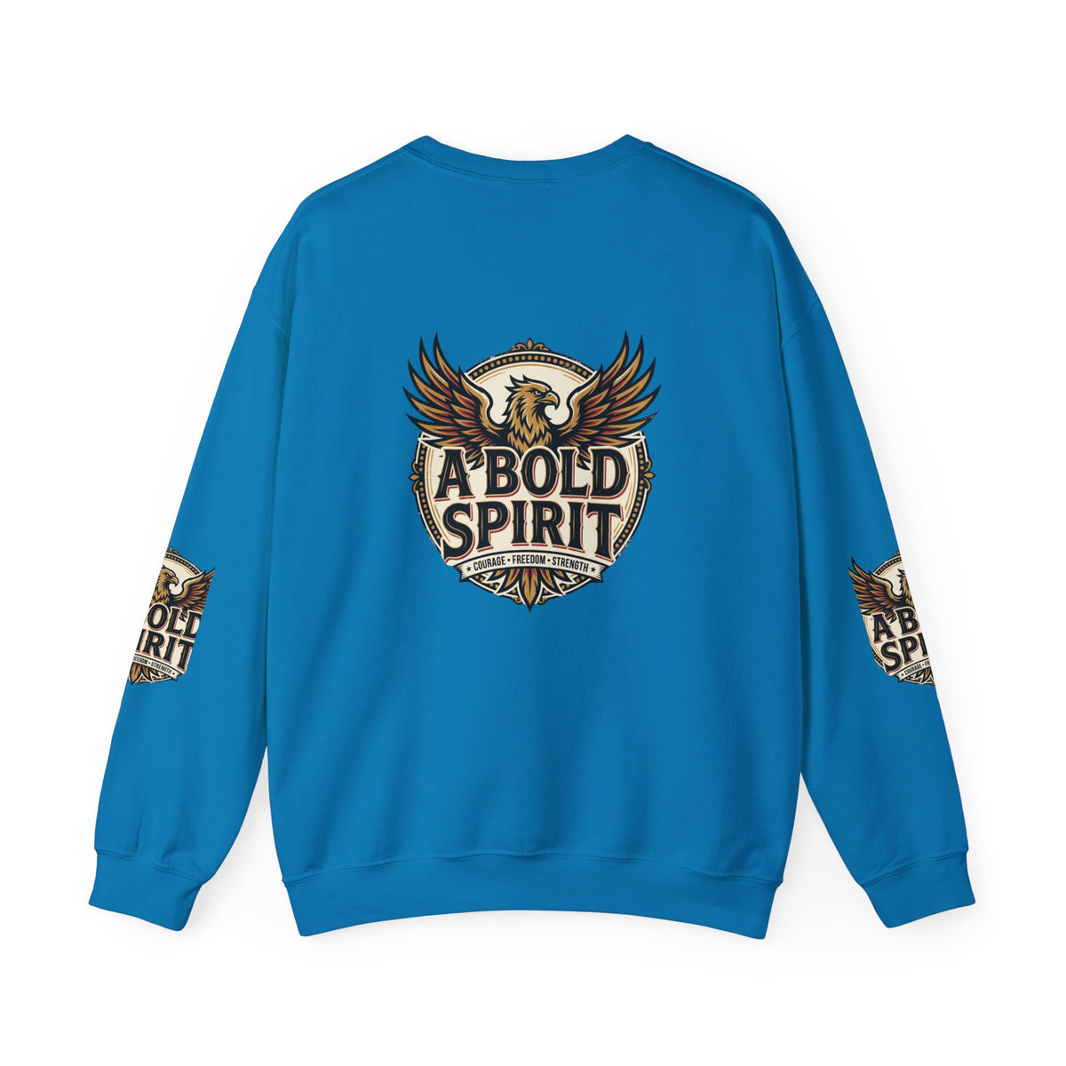 A Bold Spirit Crewneck Sweatshirt — Eagle Vintage Graphic Pullover