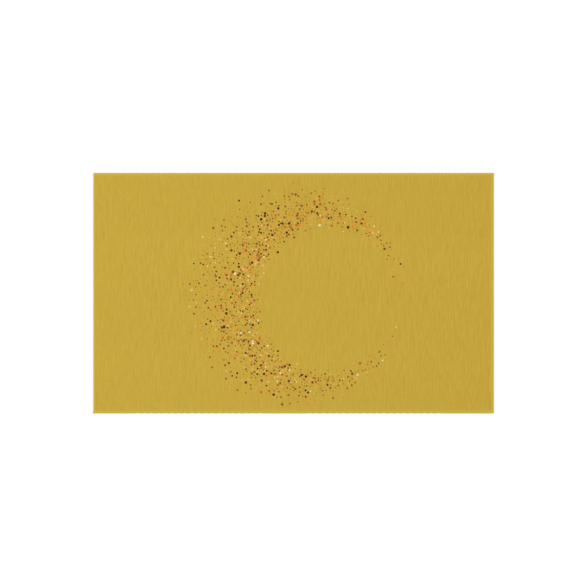 Elegant Crescent Confetti Outdoor Rug — Weatherproof Patio Doormat