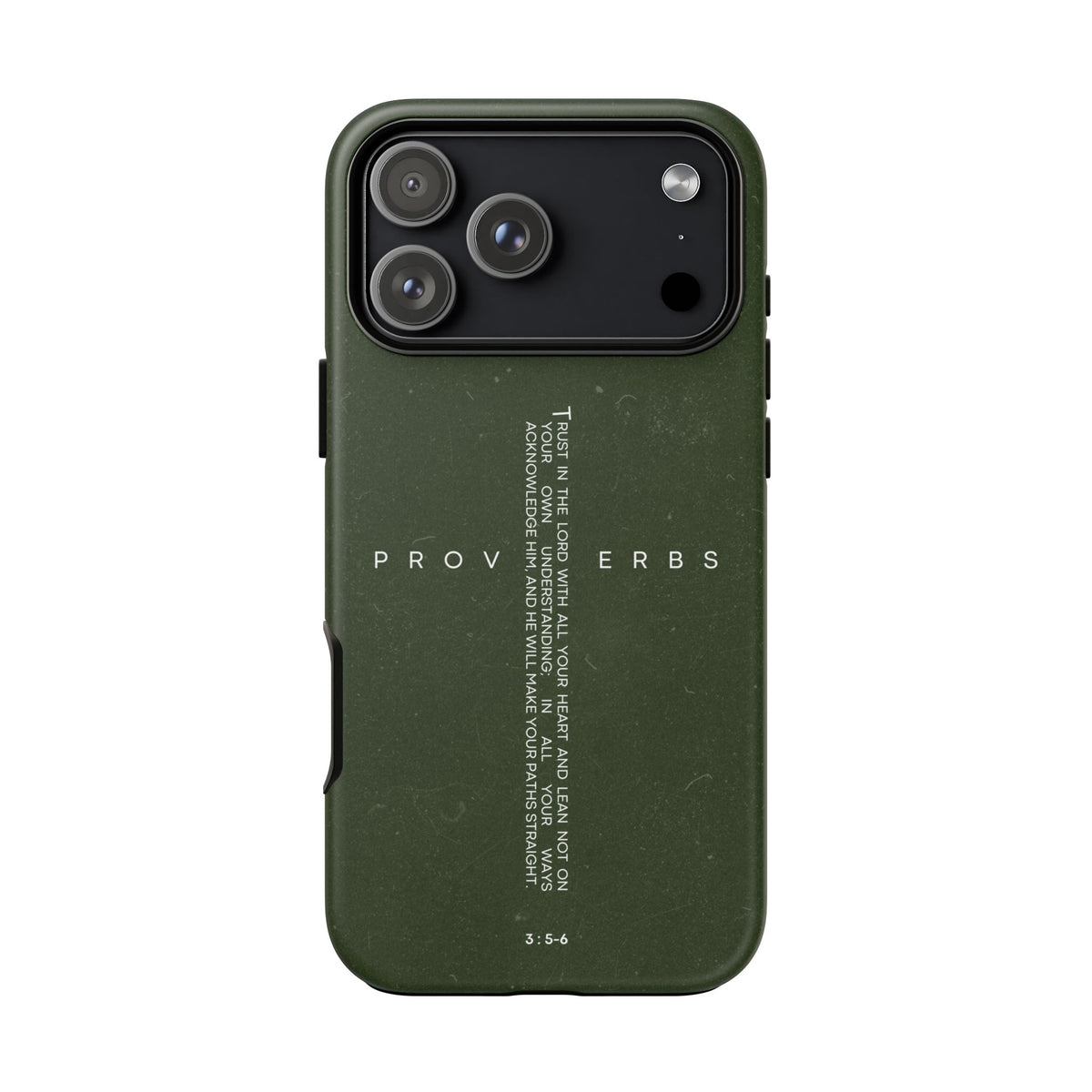 Proverbs Scripture Cross phone case Strong Tough Case