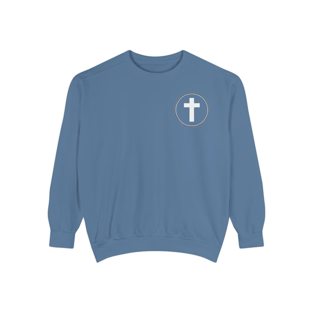 Soldier of Christ Sweatshirt | Christian Military Cross Design