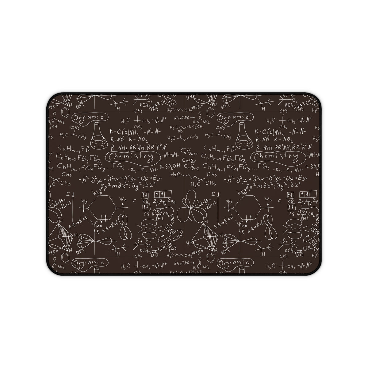 Chemistry-Science Theme Desk Mat with Chemistry Designs