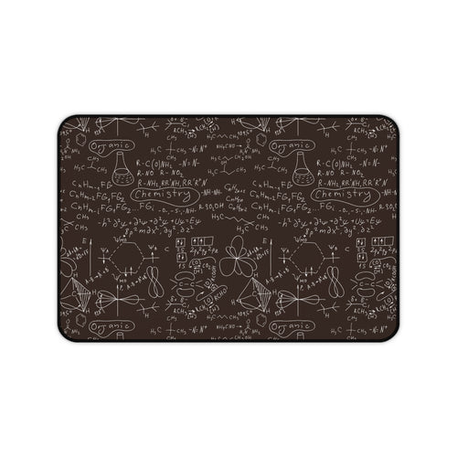 Chemistry-Science Theme Desk Mat with Chemistry Designs