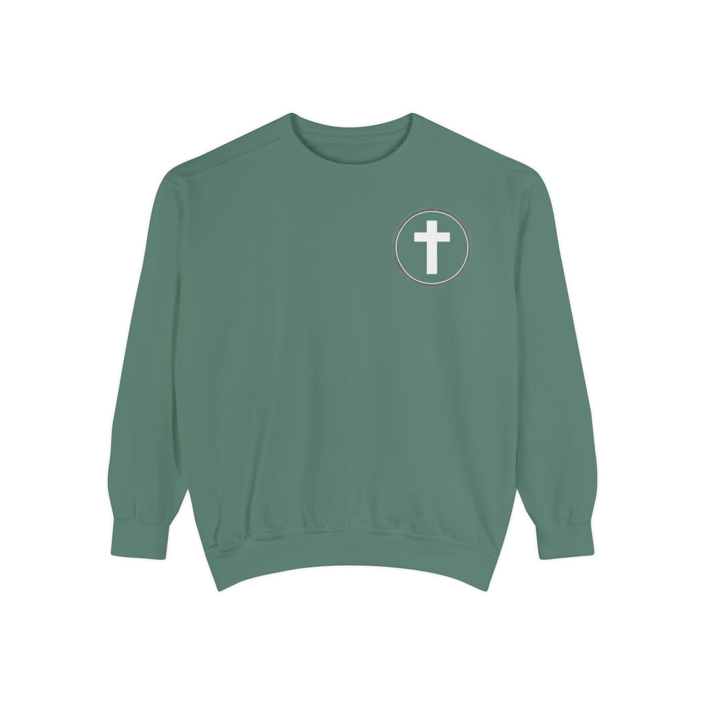 Soldier of Christ Sweatshirt | Christian Military Cross Design