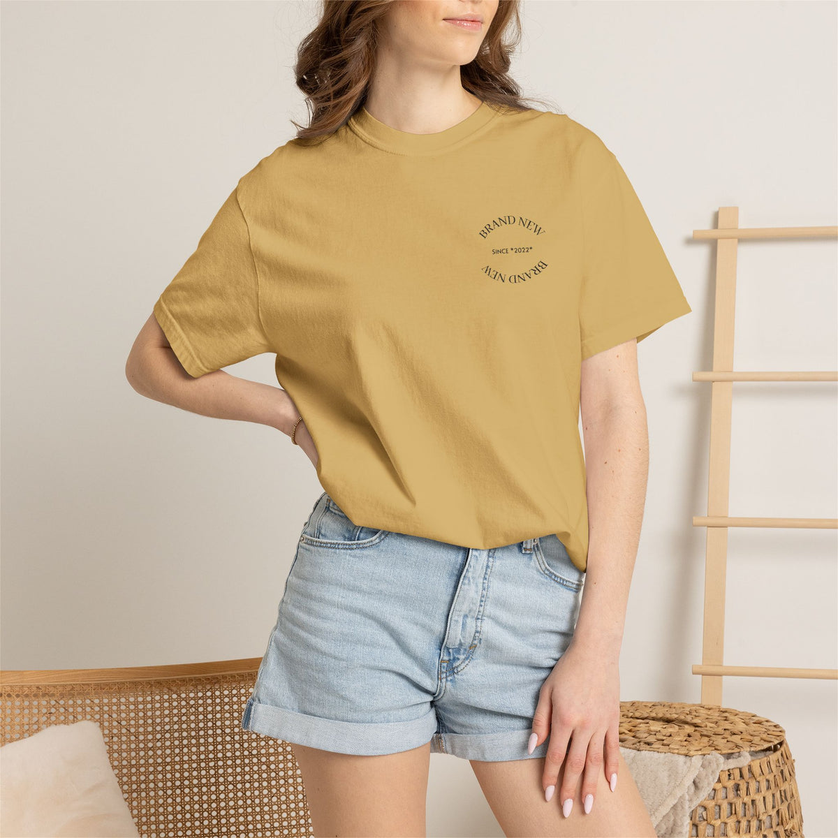 Brand New Garment-Dyed T-Shirt