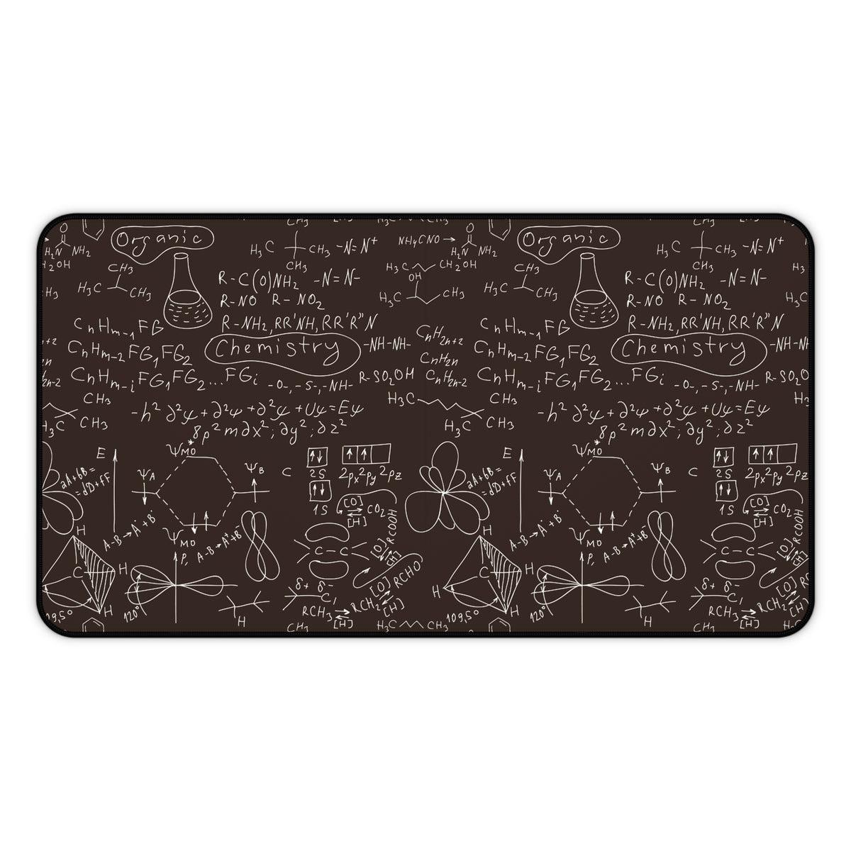 Chemistry-Science Theme Desk Mat with Chemistry Designs