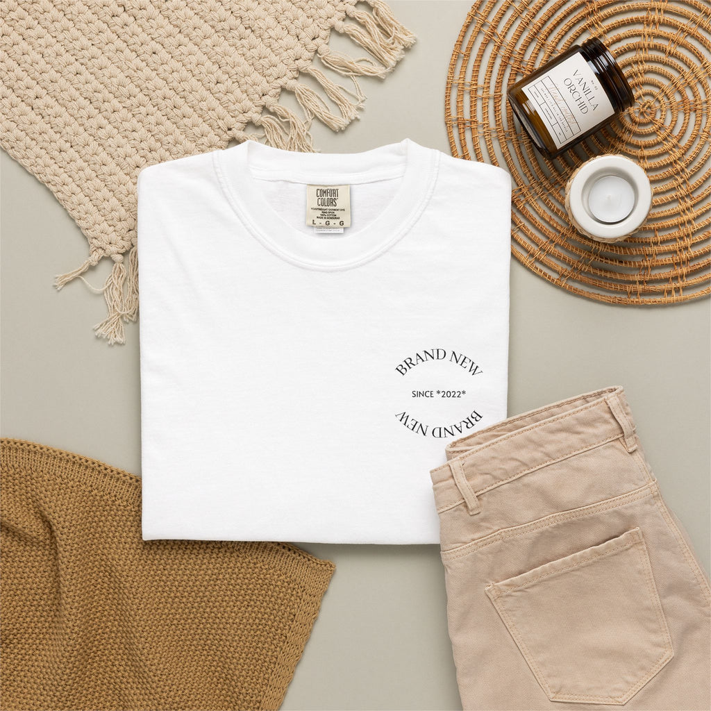 Brand New Garment-Dyed T-Shirt