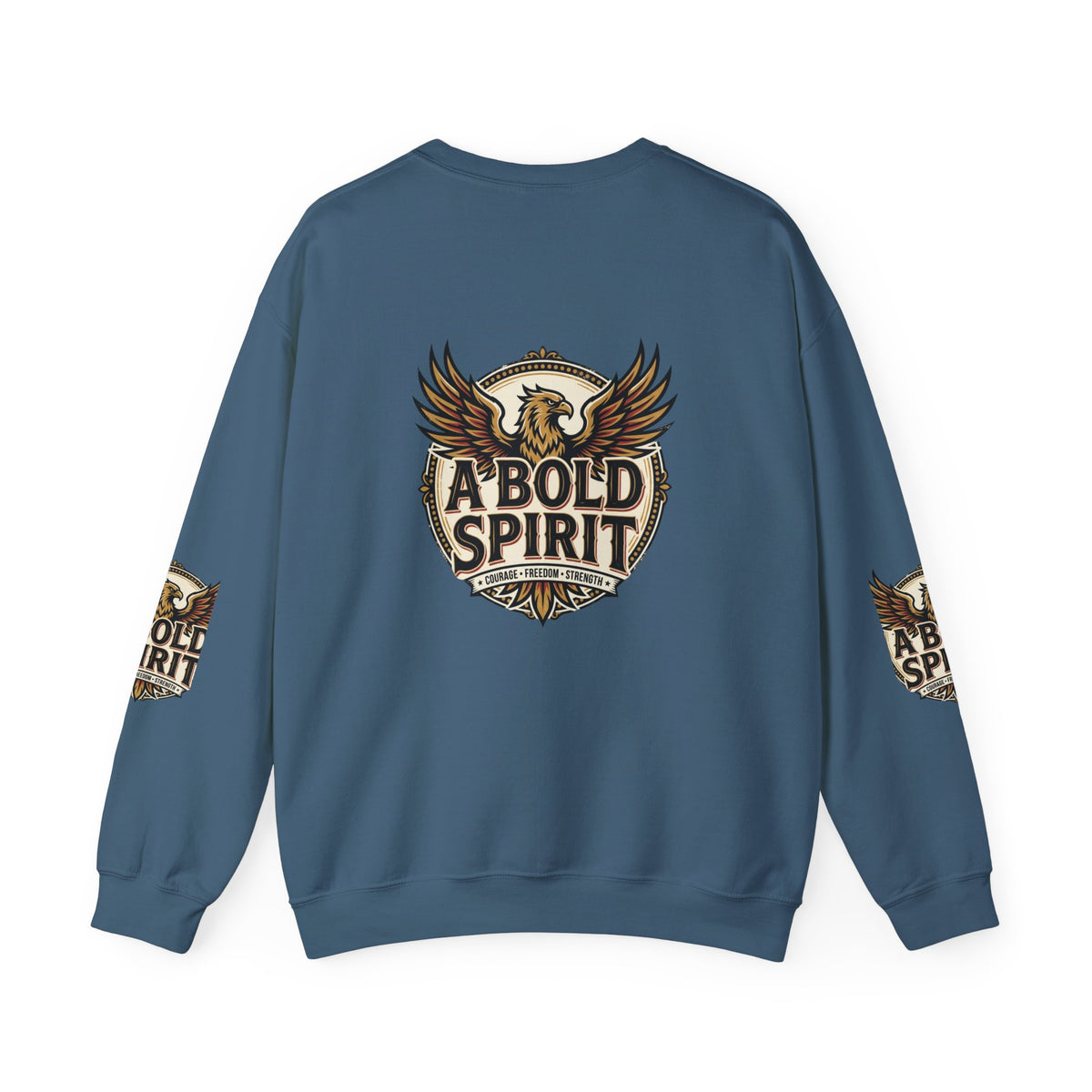 A Bold Spirit Crewneck Sweatshirt — Eagle Vintage Graphic Pullover