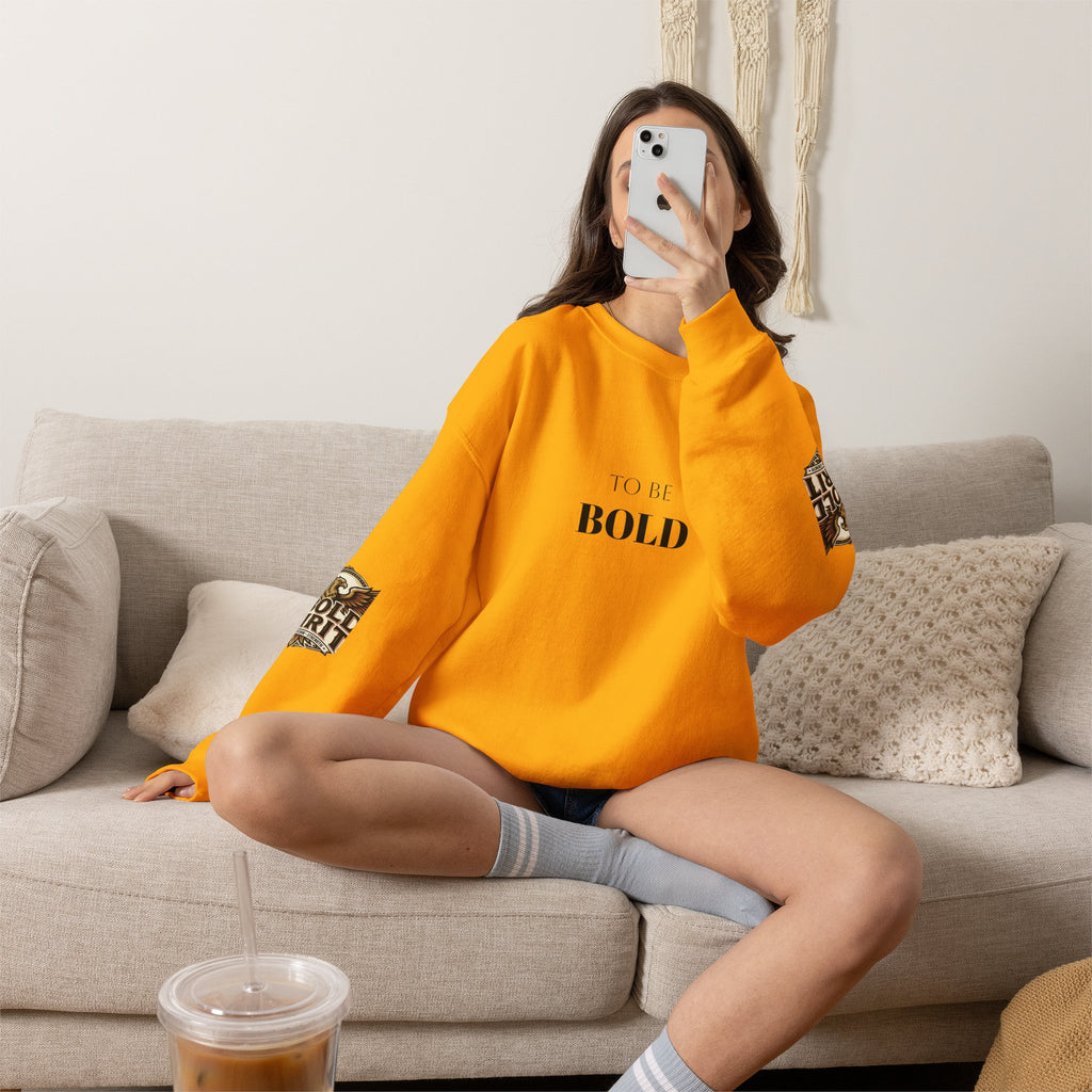 A Bold Spirit Crewneck Sweatshirt — Eagle Vintage Graphic Pullover