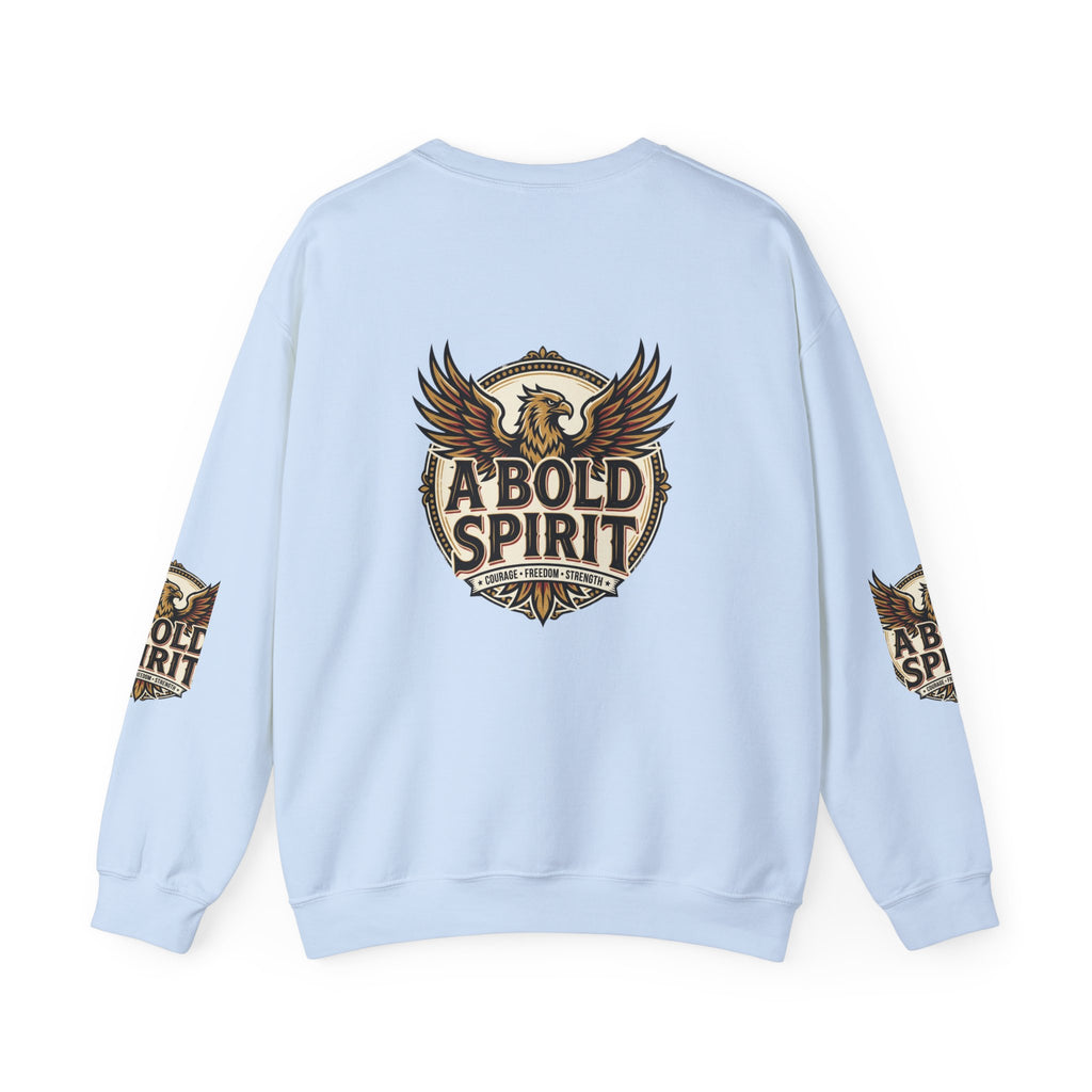A Bold Spirit Crewneck Sweatshirt — Eagle Vintage Graphic Pullover