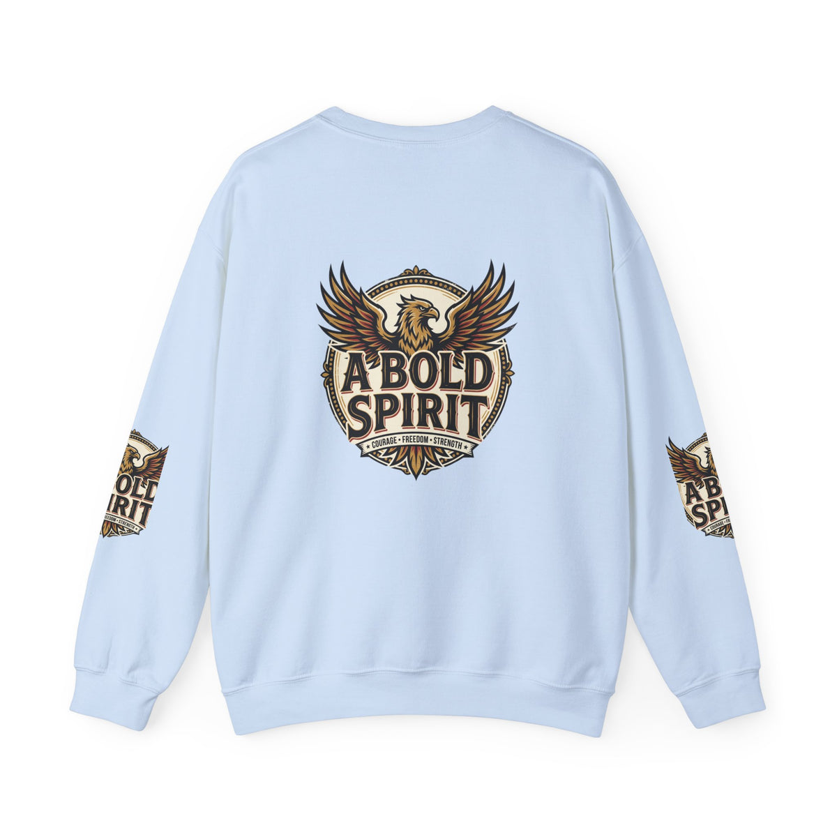 A Bold Spirit Crewneck Sweatshirt — Eagle Vintage Graphic Pullover