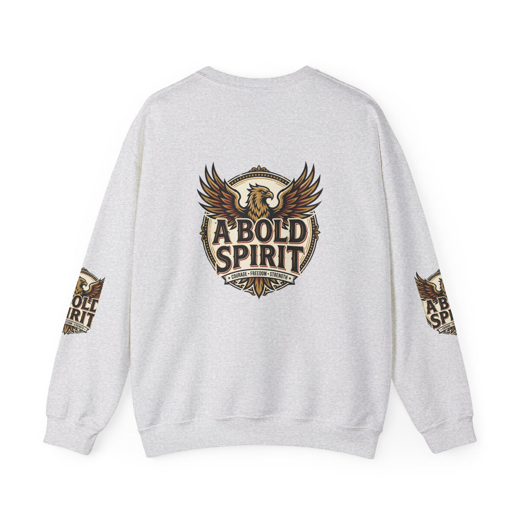 A Bold Spirit Crewneck Sweatshirt — Eagle Vintage Graphic Pullover
