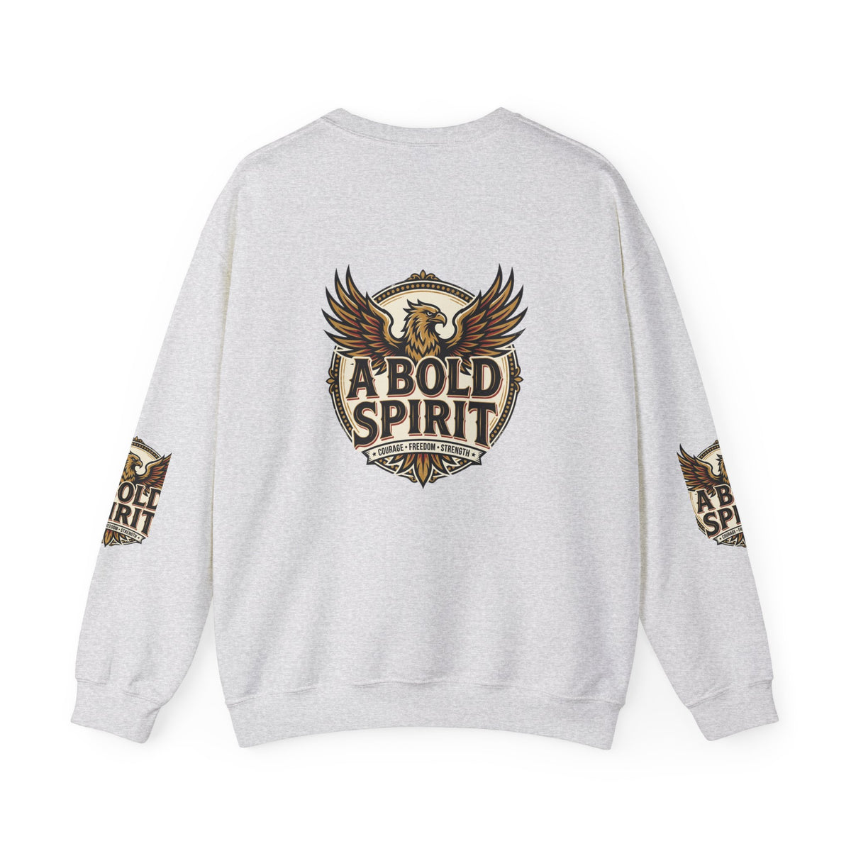 A Bold Spirit Crewneck Sweatshirt — Eagle Vintage Graphic Pullover