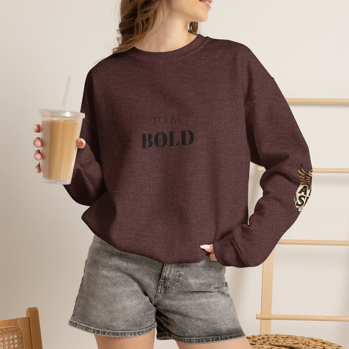 A Bold Spirit Crewneck Sweatshirt — Eagle Vintage Graphic Pullover