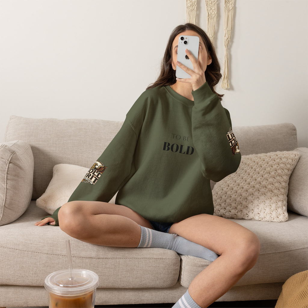 A Bold Spirit Crewneck Sweatshirt — Eagle Vintage Graphic Pullover