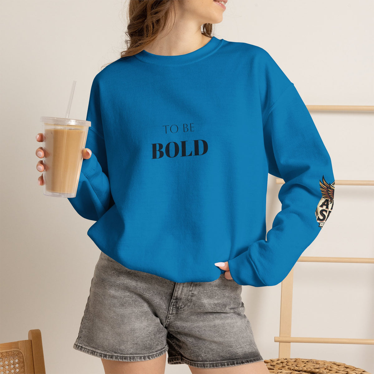 A Bold Spirit Crewneck Sweatshirt — Eagle Vintage Graphic Pullover