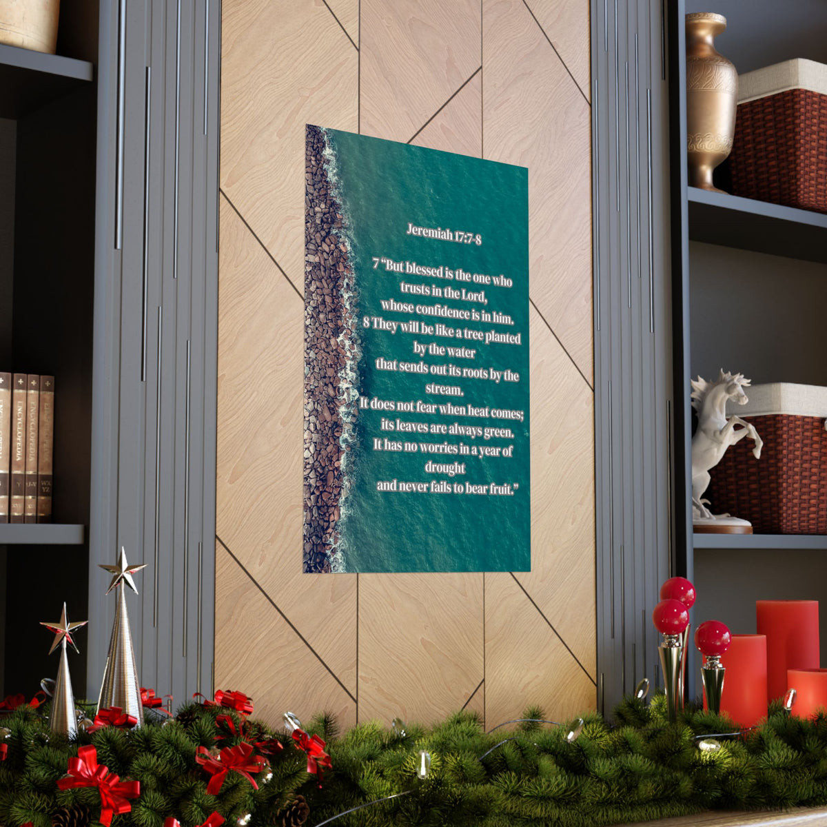 Jeremiah 17:7–8 Faith Scripture Poster