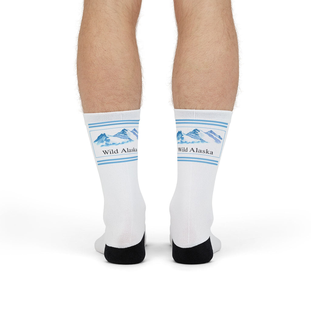 Wild Alaska Crew Cool Socks Sublimation Graphic Socks