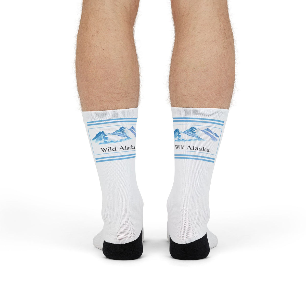 Wild Alaska Crew Cool Socks Sublimation Graphic Socks