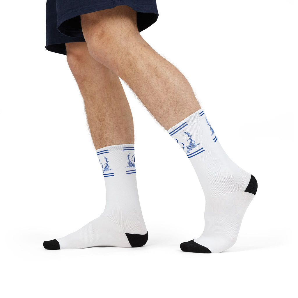 Cool Personalized Custom Crew Socks Sublimation Crew Socks Personalized Sock Design