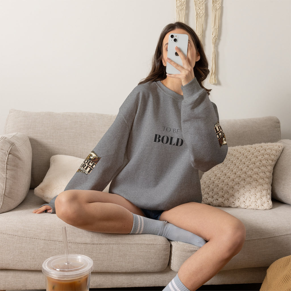 A Bold Spirit Crewneck Sweatshirt — Eagle Vintage Graphic Pullover