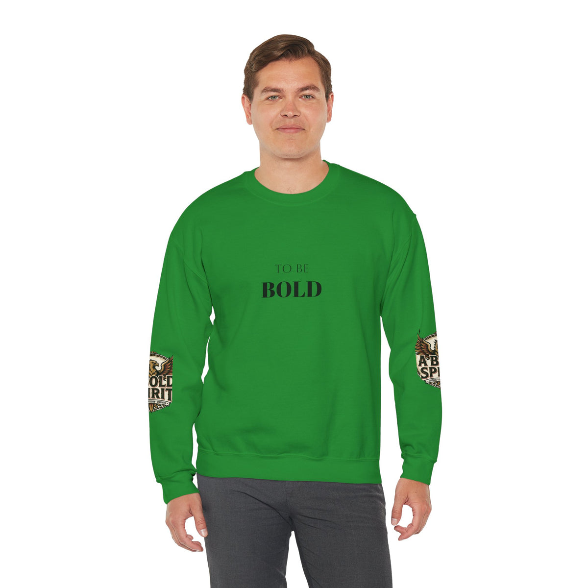 A Bold Spirit Crewneck Sweatshirt — Eagle Vintage Graphic Pullover
