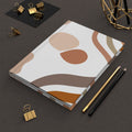 Elegant Abstract Earth Tones Journal Modern Boho Notebook