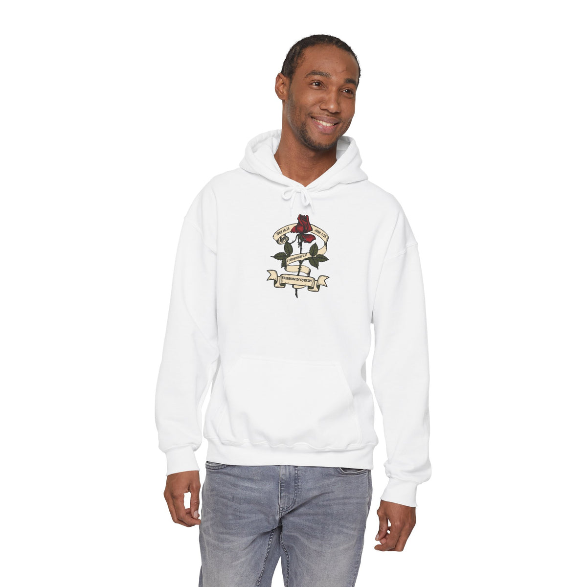 Biblical Wave Hoodie – 'Even the wind and waves obey Him' Christian Pullover sweatshirt