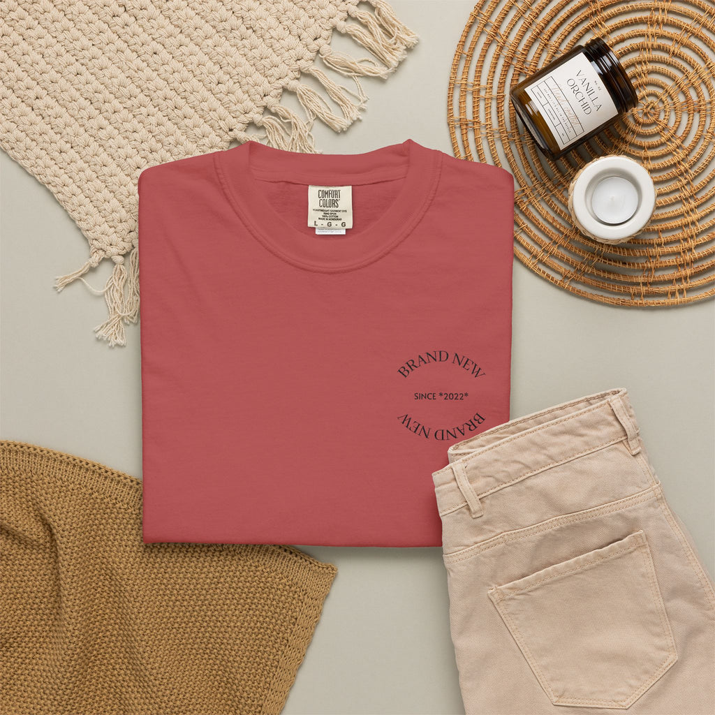 Brand New Garment-Dyed T-Shirt