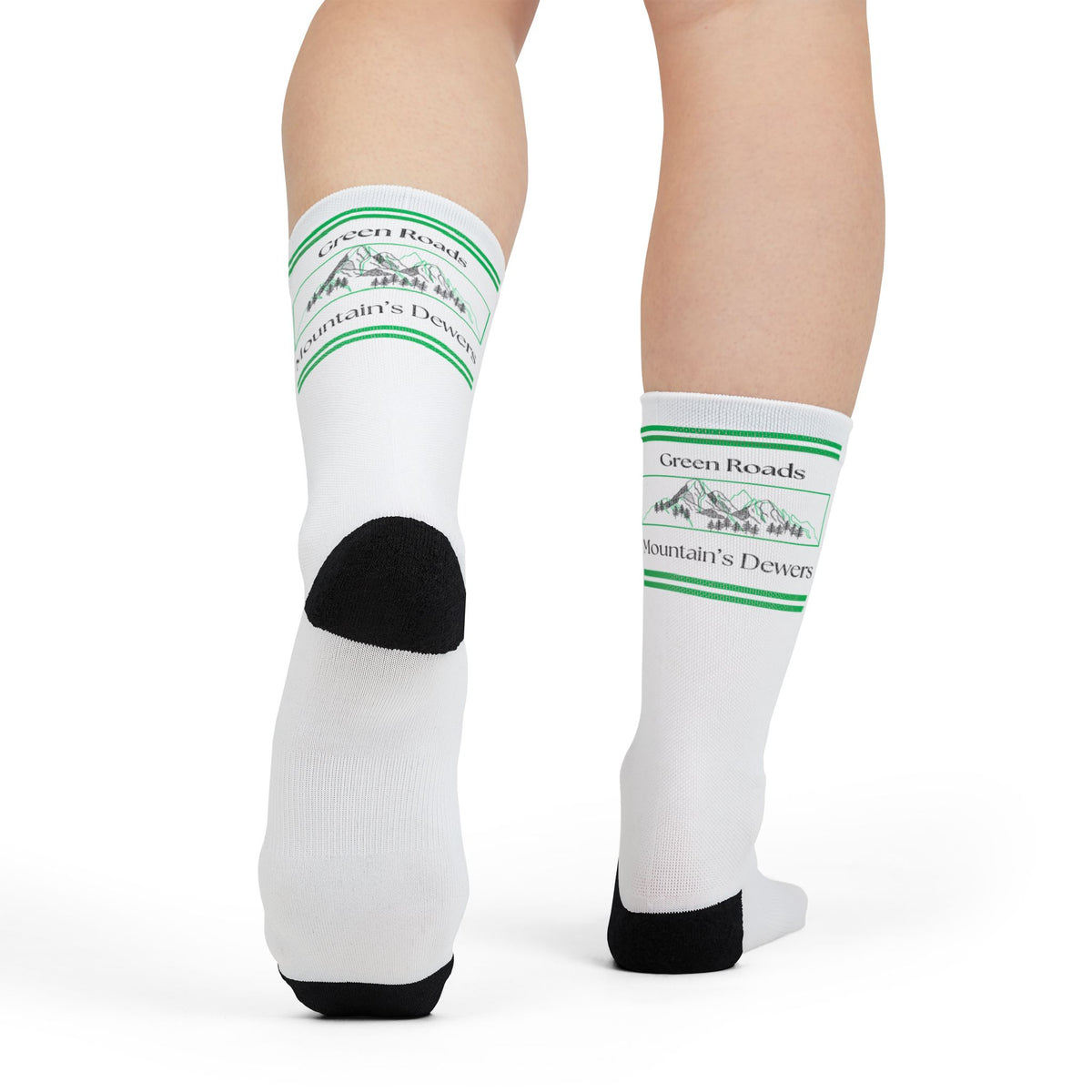 Mountain Dewers Crew Socks Custom Sublimation Personalized Socks