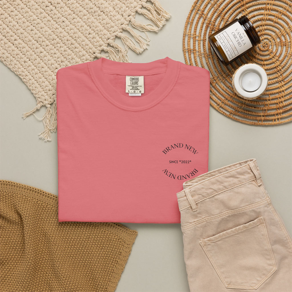 Brand New Garment-Dyed T-Shirt
