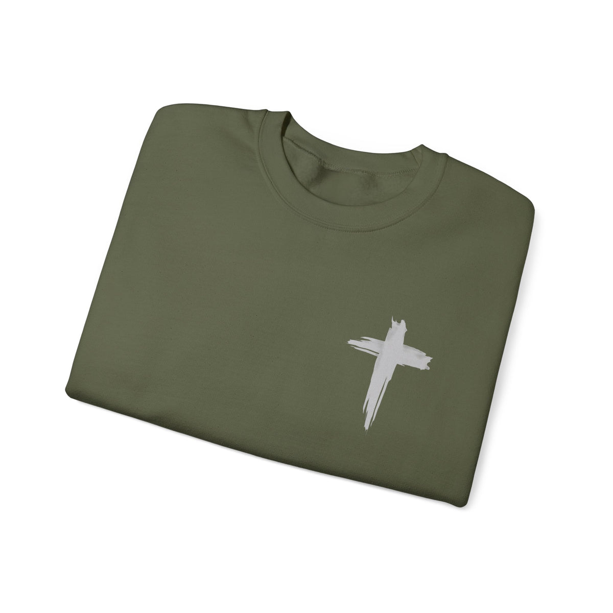 Cross Chest | Moving Forward Sweatshirt | Inspirational Christian Crewneck