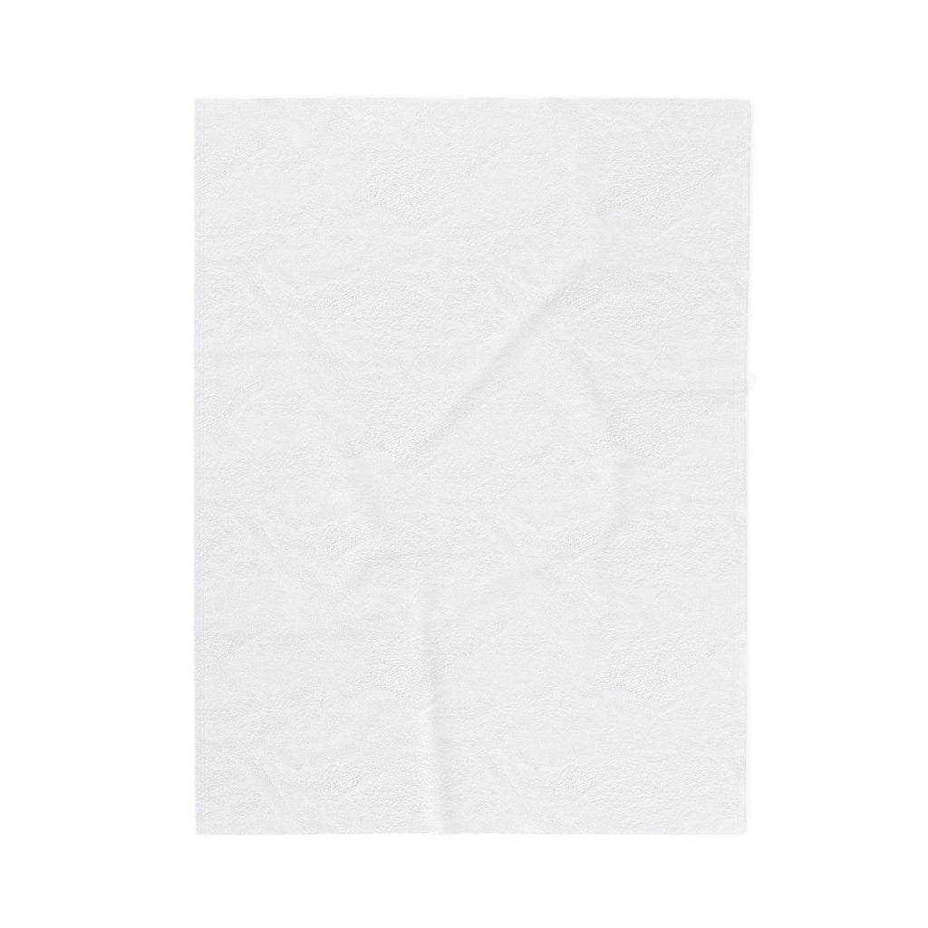 Christmas Hot Cocoa Pattern Velveteen Plush Blanket — Cozy Holiday Throw with Candy Canes & Ornaments