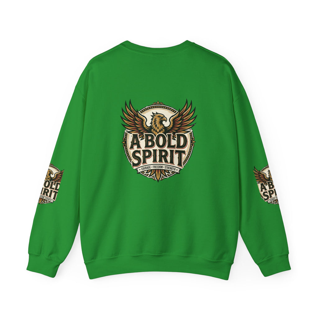 A Bold Spirit Crewneck Sweatshirt — Eagle Vintage Graphic Pullover