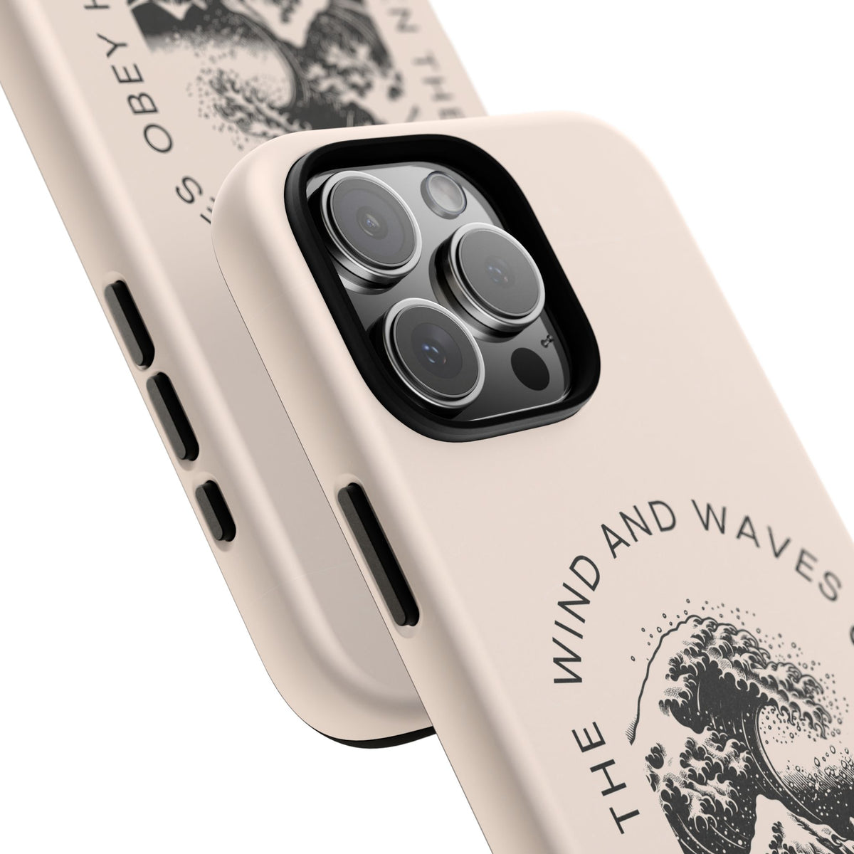 Phone Faith Case "Mark 4:41 Even the Wind and Waves Obey Him"