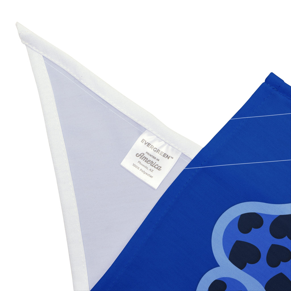 Lovely Pet Bandana for Dogs, Cute Paw Print Accessory for Parties, Gifts, or Everyday Wear