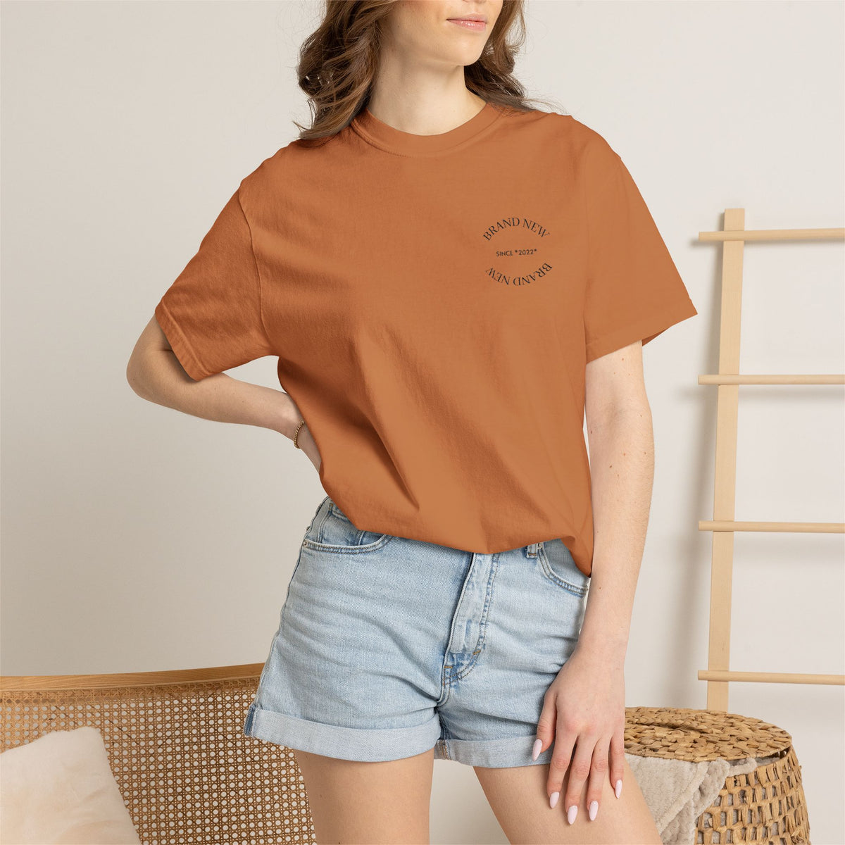 Brand New Garment-Dyed T-Shirt