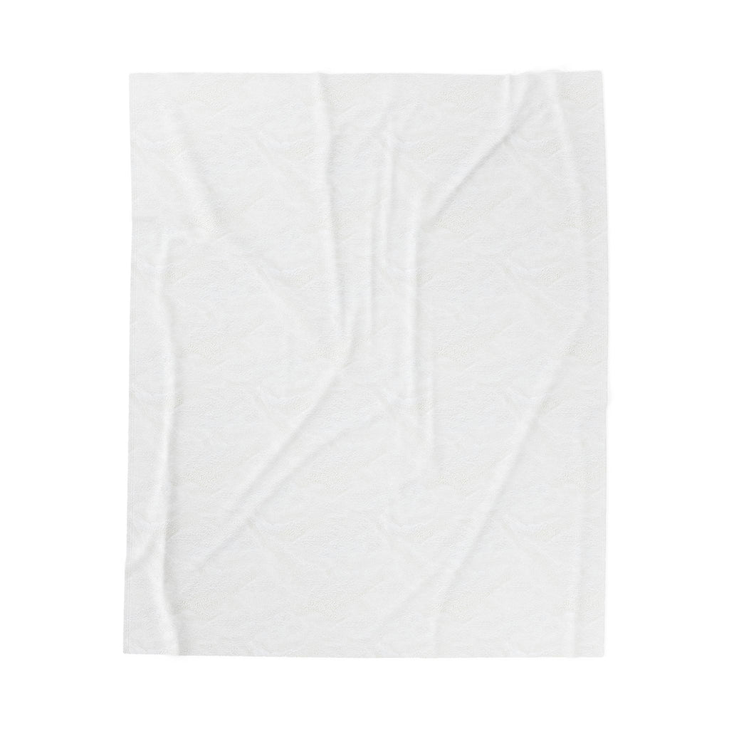 Christmas Psalms 23:6 Velveteen Plush Blanket — Winter Village Holiday Throw