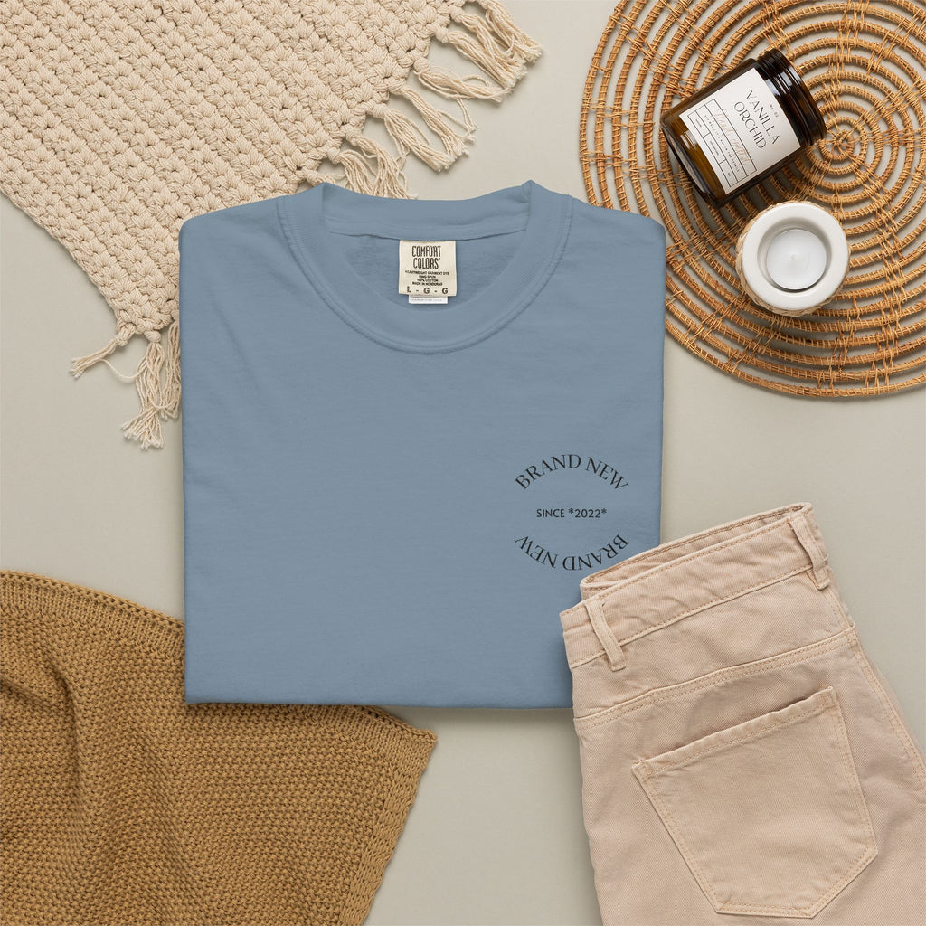 Brand New Garment-Dyed T-Shirt
