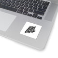Never Give Up motivational phrase Faith Sticker | Kiss-Cut decal, laptop sticker