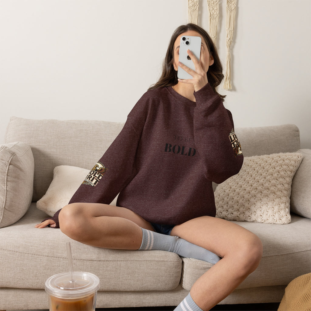 A Bold Spirit Crewneck Sweatshirt — Eagle Vintage Graphic Pullover