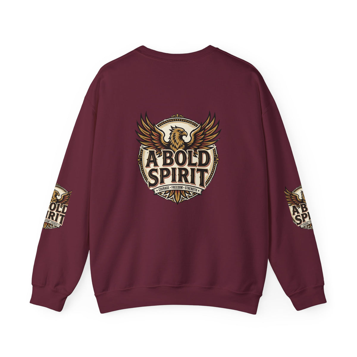 A Bold Spirit Crewneck Sweatshirt — Eagle Vintage Graphic Pullover