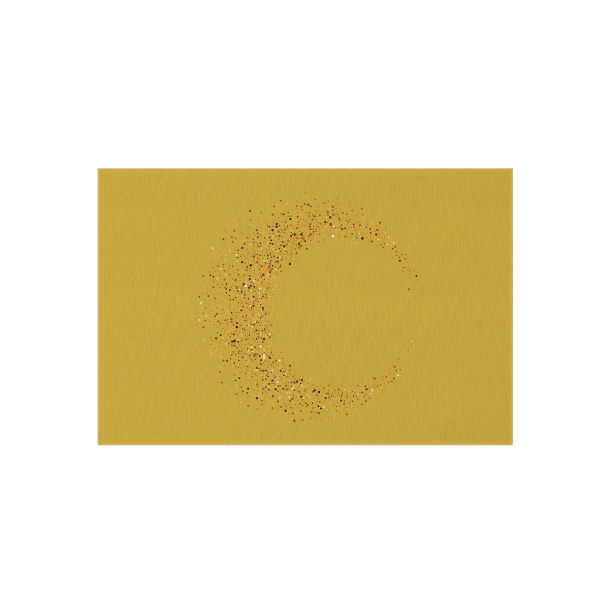 Elegant Crescent Confetti Outdoor Rug — Weatherproof Patio Doormat