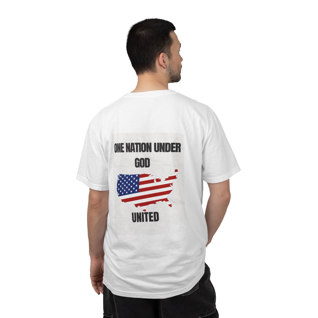 USA T-Shirt — "One Nation Under God" Patriotic Tee