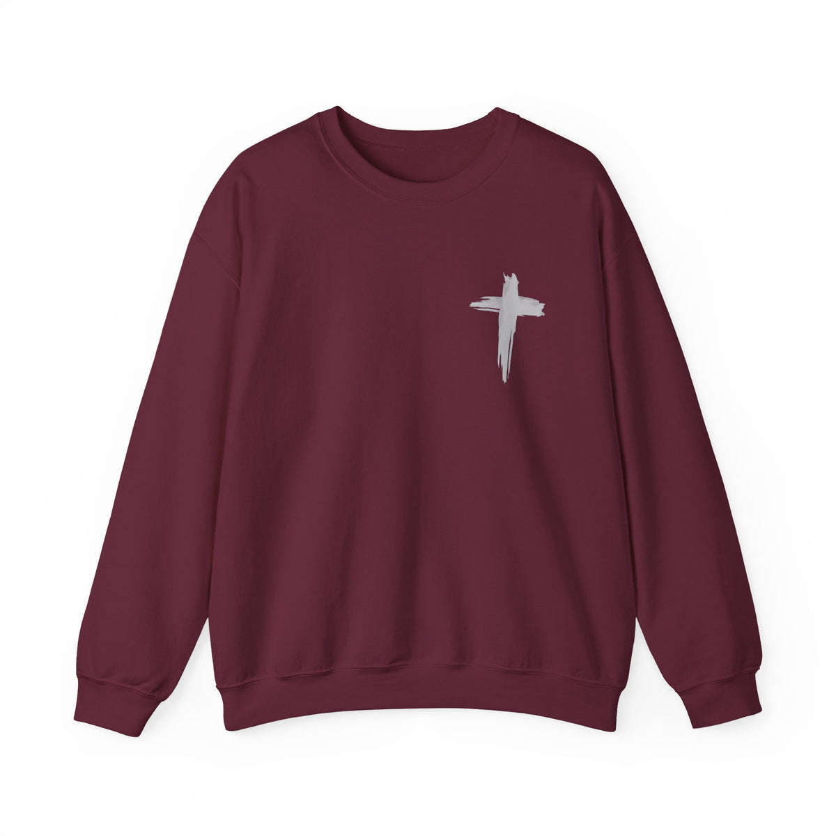 Cross Chest | Moving Forward Sweatshirt | Inspirational Christian Crewneck